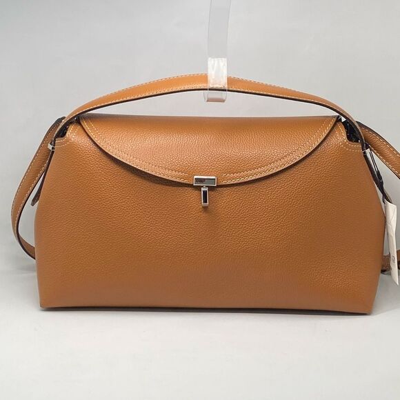 TOTEME T-Lock Top Handle Bag in Pebble Grain Leather - Picture 5 of 14